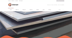 Desktop Screenshot of emersonsteel.com